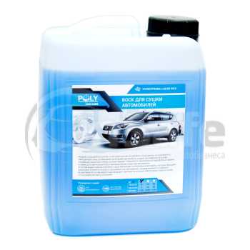 Воск для сушки автомобилей, Hydrophobic Liquid Wax, (конц.), 5л, Poly Car Care