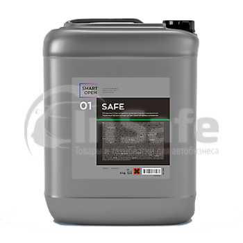 Автошампунь бесконтактный Smart Open первичный с защитой хрома и алюминия 01 Safe 5 л