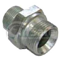 Переходник 1/4внеш - 1/4внеш, 500bar, оцинк.сталь, R+M 57048