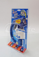 Шланг с маноментром для заправки кондиционеров автомобиля (курковый) IDQ GBM-3CS