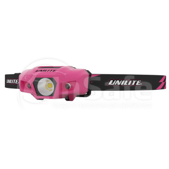 Налобный фонарь спортивный розовый корпус Unilite SPORT-H1-PINK 175Lm