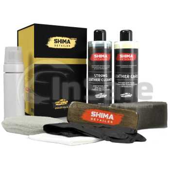 Профессиональный набор для ухода за кожей автомобиля Shima Detailer Profi Leather Care Set