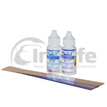 Полимер для ремонта стекол Poly (2 шт.) - в подарок пластинки длинные Poly