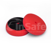 Финишный полировальный круг поролоновый MaxShine 2003160R мягкий красный с нарезкой 150-170/25 мм