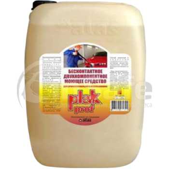 Бесконтактный шампунь двухкомпонентный Plak prof, 5 кг, Atas