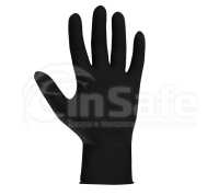 Перчатки нитриловые черные одноразовые JSN910, толщина 0,15 мм, длина 240 мм, размер XL, 100шт