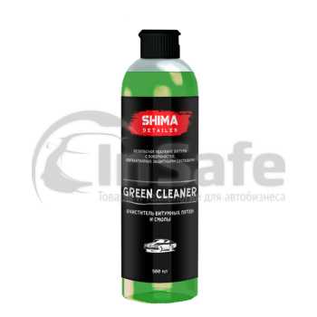 Очиститель ЛКП от битума и смолы Shima Detailer Green Cleaner 500 мл