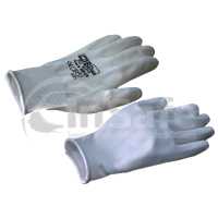 Перчатки для механических работ с PU покрытием, белые, 12 пар, размер XL, 90.3000.10, Adolf Bucher