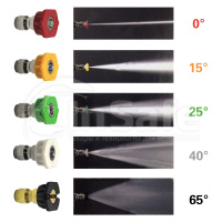 Форсунки для мойки автомобиля в ограниченном пространстве MaxShine 701202 набор 5 шт