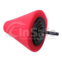 Конусная поролоновая насадка на дрель для полировки, диаметр 80 мм, M8, 7011004, MaxShine