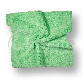 Микрофибровая салфетка без оверлока Autech зеленая 40х40см 520гр Au-2413,1 шт