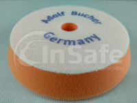 Поролоновый полировальный круг Adolf Bucher 012014.DE жесткий оранжевый 130-150 х 25 мм