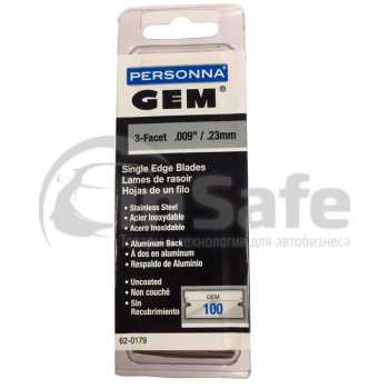 Лезвия для скребка стальные 100 шт GEM, GT137