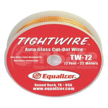 Струна для срезки стекла автомобиля витая 22 м TW72, Equalizer