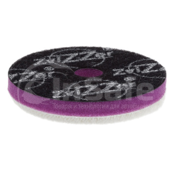 Шерстяной полировальный круг ZviZZer ZV-WP00008010HC белый 80/15/80 мм