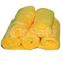 Микрофибровая салфетка желтая 5 штук MaxShine 1240405Y-SET 380 г/м2 40x40 см