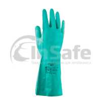 Защитные перчатки из нитрила, зеленый, 1 пара, L, JN711, JetaSafety