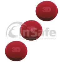 Аппликатор круглый 3D Applicator Red Foam G-71R-3 красный 3 шт