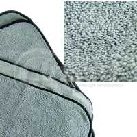 Микрофибра для полировки "Супер Плюш" серая, 40х60 см, HT-1624, Hi-Tech