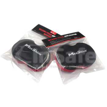 Поролоновый аппликатор для нанесения восков, красно-черный, 15,5x10x3 см, 9011008, MaxShine