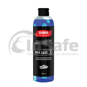 Консервирующий воск для автомобиля SHIMA DETAILER WAX CARE, 500 мл, Shima