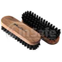 Нейлоновая щетка для очистки кожи с деревянной ручкой 140x40x10 mm, 7011007, MaxShine