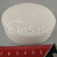 Поролоновый полировальный круг Adolf Bucher 085015.DE супер жесткий белый 85 мм