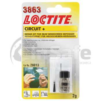 Набор для приклеивания зеркала заднего вида 5 г + 10 нейл. пл., Ruckspiegelklebe, 229972, Loctite