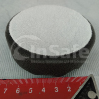 Поролоновый полировальный круг Adolf Bucher 085021.DE волнистый мягкий черный 85 мм