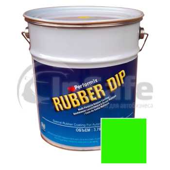 Жидкая резина ярко зеленая, 5л, 10126-5 Fluorescent Green, Plasti Dip
