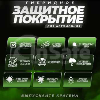 Керамическое покрытие автомобиля Kragen Reptile Power 50мл