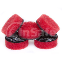 Поролоновый полировальный круг ZviZZer Mini ZV-MINI259HC красный твердый 5 шт 25/9/25 мм