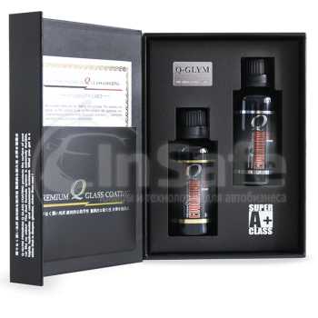 Кристаллическое покрытие автомобиля Q-Glym Premium Q glass coating EVOLUTION Q-4 2х50мл