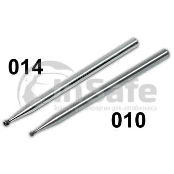 Боры для ремонта стекол карбидные КМИЗ 014 шарообразные 1,4 мм 5 шт