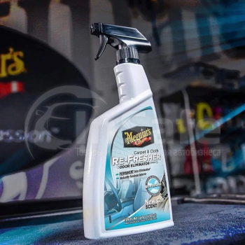 Освежитель воздуха с ароматом Новое авто Meguiars Carpet & Cloth Re-Fresher 709 мл G180724