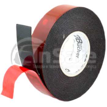 Двусторонняя черная пеноакриловая лента AB PROFF, 6мм х 5м , 50.0006.EU, Adolf Bucher