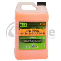 Очиститель ЛКП 3D Foaming Waterless Car Wash 420G01 пенящийся и безводный 3,78 л