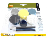 Набор полировальных кругов Proxxon 29070 шлифовальный K1000, K2500 и поролоновый 3шт.