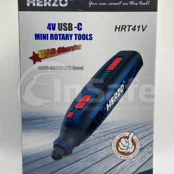 Дрель HERZO HRT41V 4V USB-C Mini Rotary tools 25000RPM 5 скоростей 2000mAh 280 г