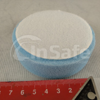 Поролоновый полировальный круг Adolf Bucher 085013.DE средней жесткости синий 85 мм