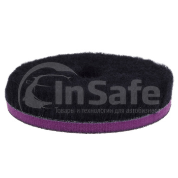 Шерстяной полировальный круг ZviZZer ZV-DP00013510HC/ZV-DP00013525HC черный 135/25/135 мм