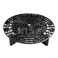 Ведро для мойки автомобиля с пескоотделителем и крышкой Autech Au-1052 белое