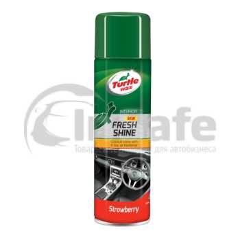 Полироль для пластика клубника Turtle Wax интерьер Fresh Shine Strawberry 53009 500 мл
