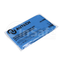 Полотенце для протирки оверлоченное AuTech WAFFLE CLEANING TOWEL 55*60 см, синее, 330гр/м2, Au-2402
