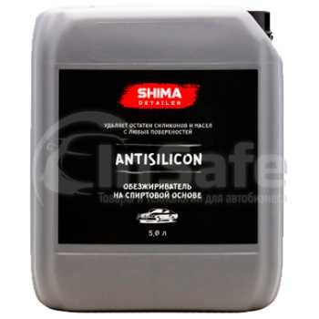 Очиститель ЛКП обезжириватель Shima Detailer AntiSilicon 5 л