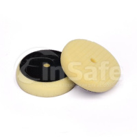 Режущий полировальный круг поролоновый MaxShine 2002090Y жесткий желтый с нарезкой 80-90/25 мм