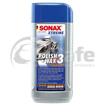 Полироль для кузова Sonax NanoPro Xtreme Polish & Wax 3 для поврежденных покрытий 202100 0,25 л