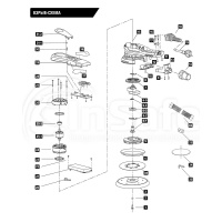 Бесщёточная шлифовальная машинка эксцентриковая Au-04150350e2.5, Autech