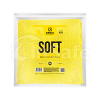 SOFT - микрофибровая салфетка в упаковке, ЖЕЛТАЯ, 400 гр/м, 40х40 см, CR749Z, Chemical Russian