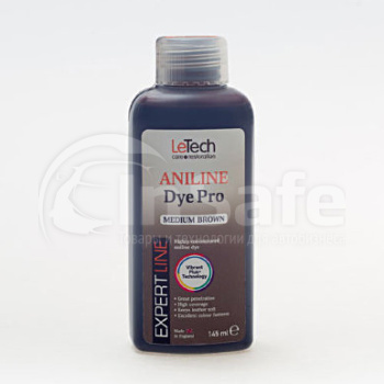 Анилиновый краситель для кожи LeTech Expert Line Aniline Dye Pro Medium Brown 3ADP500EL13 500 мл